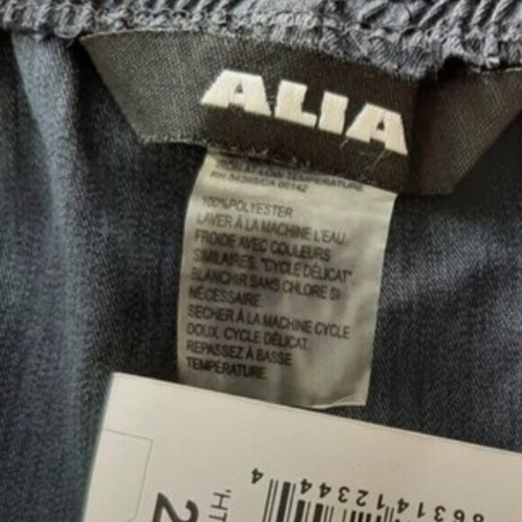 ALIA / by Nygard Classic Fit High Waist Pull-on Dress Pants Blue Sz 24 W - Picture 11 of 11